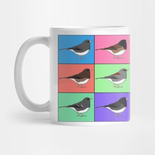 Warhol Birds - Dark-eyed junco Mug